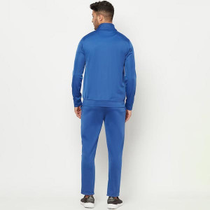 Men Colourblocked Stretchable Tracksuit